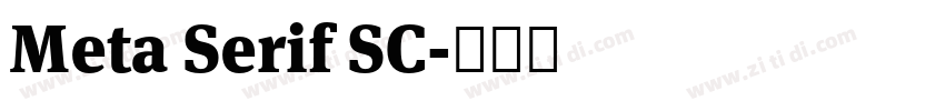 Meta Serif SC字体转换 Meta Serif SC字体转换